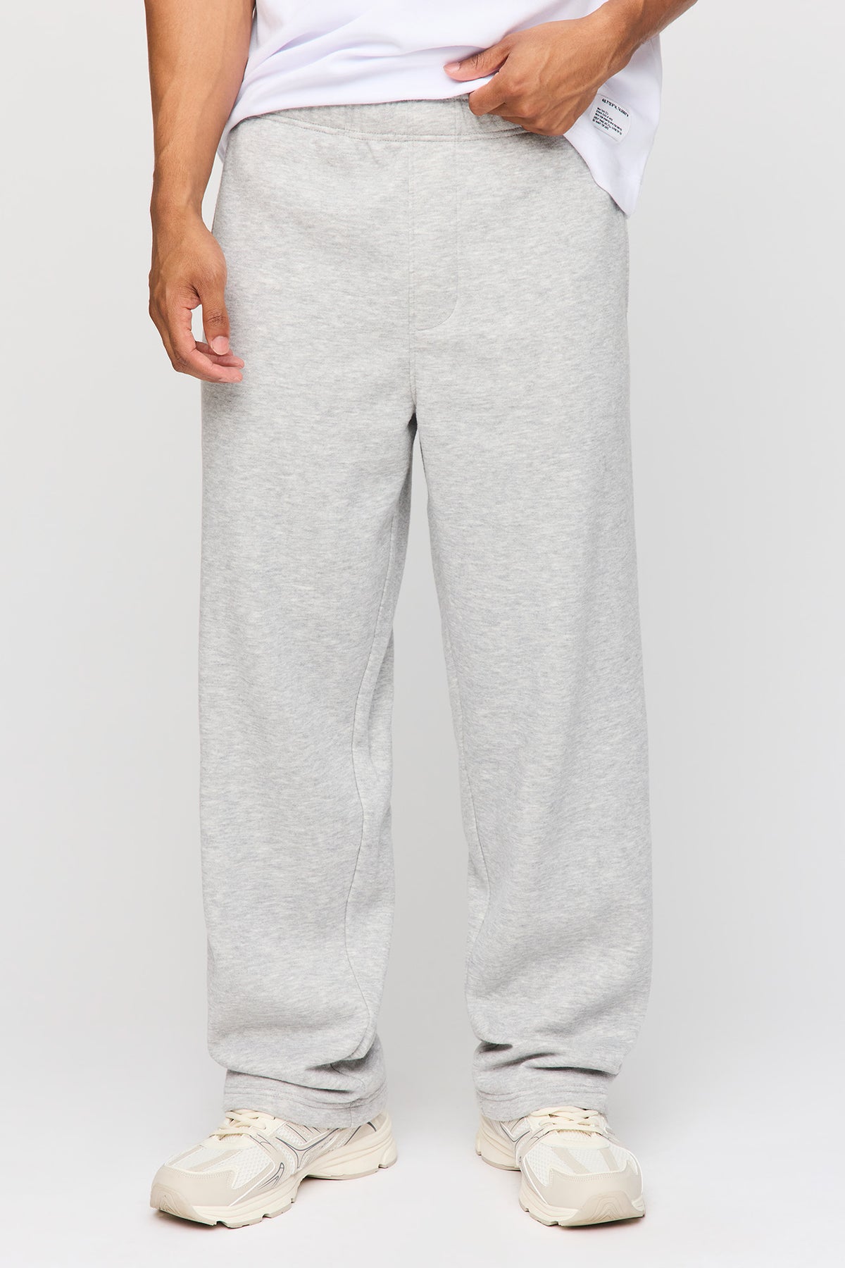 Fleece Loose Sweatpant - Heather Grey