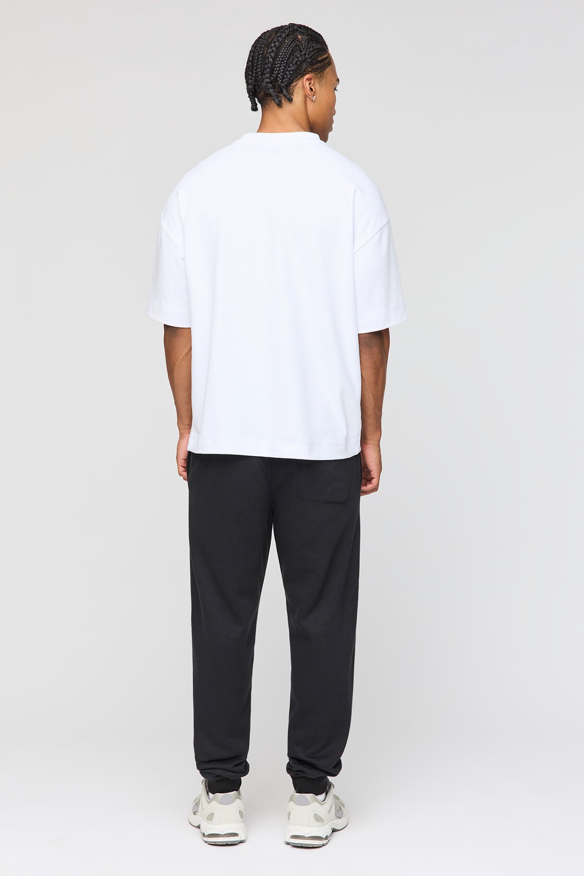 Alt View 3. Fleece Jogger - Black