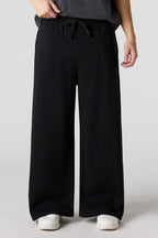 Pantalon d'entraînement à jambe ultralarge en molleton