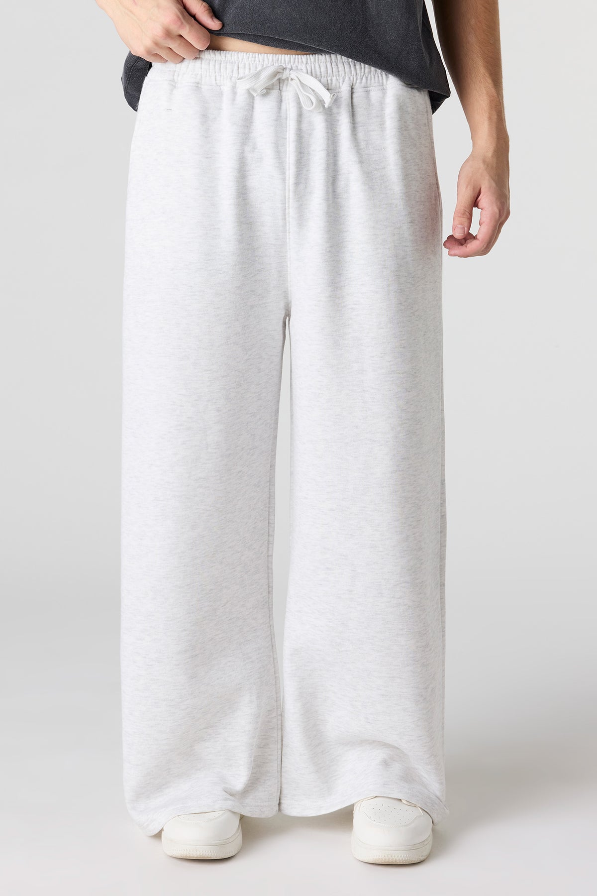 Pantalon d'entraînement à jambe ultralarge en molleton