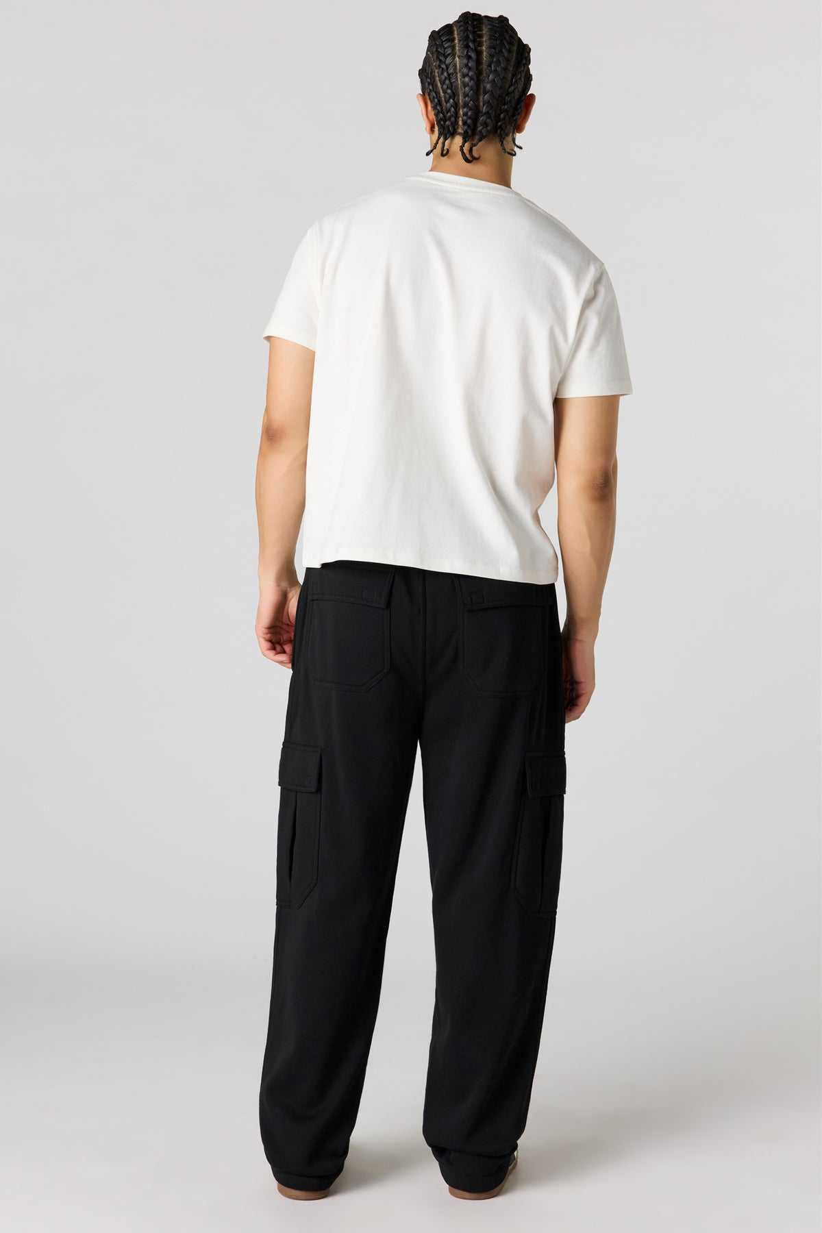 Vue alternative 3. Pantalon d'entraînement cargo baggy en molleton