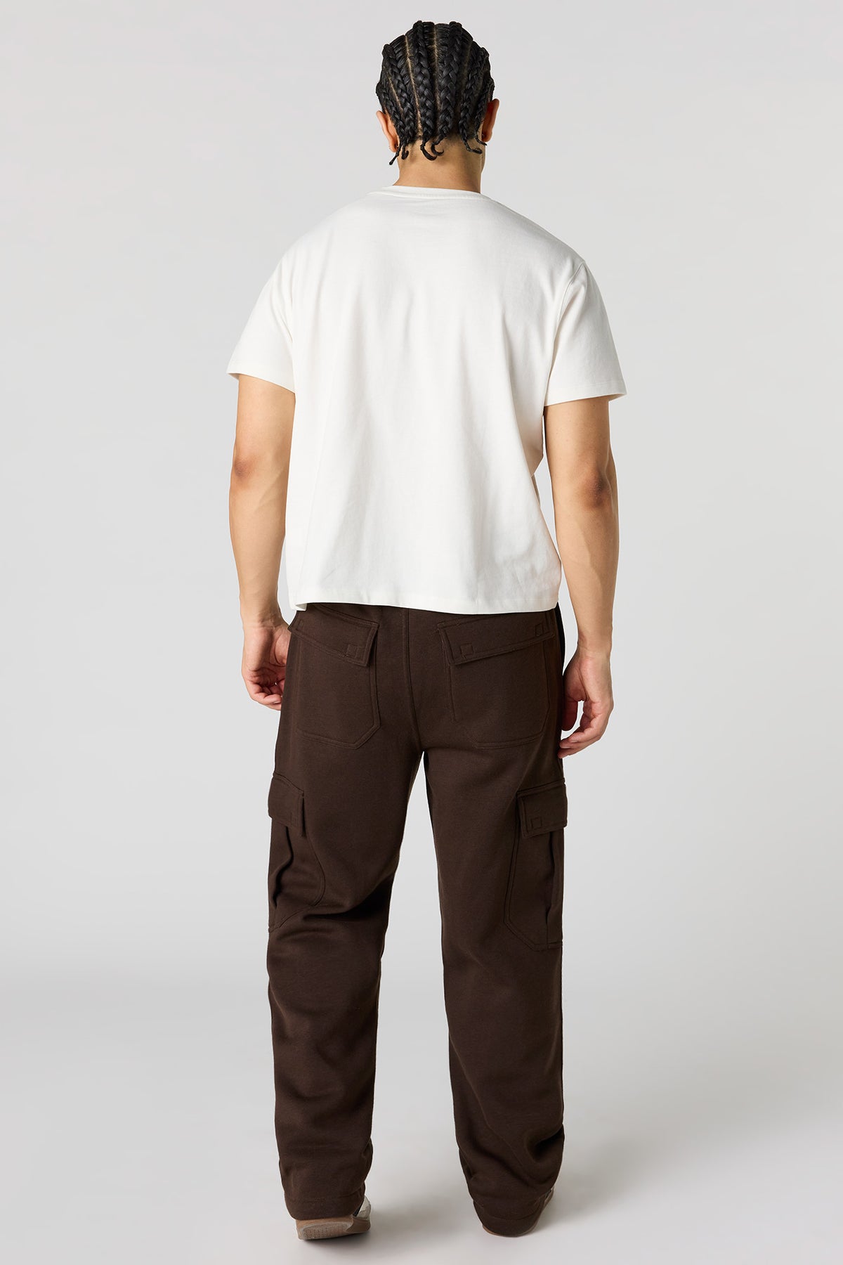 Vue alternative 3. Pantalon d'entraînement cargo baggy en molleton
