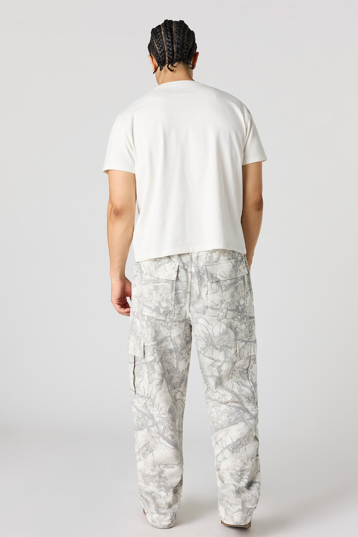 Vue alternative 3. Pantalon d'entraînement cargo baggy en molleton