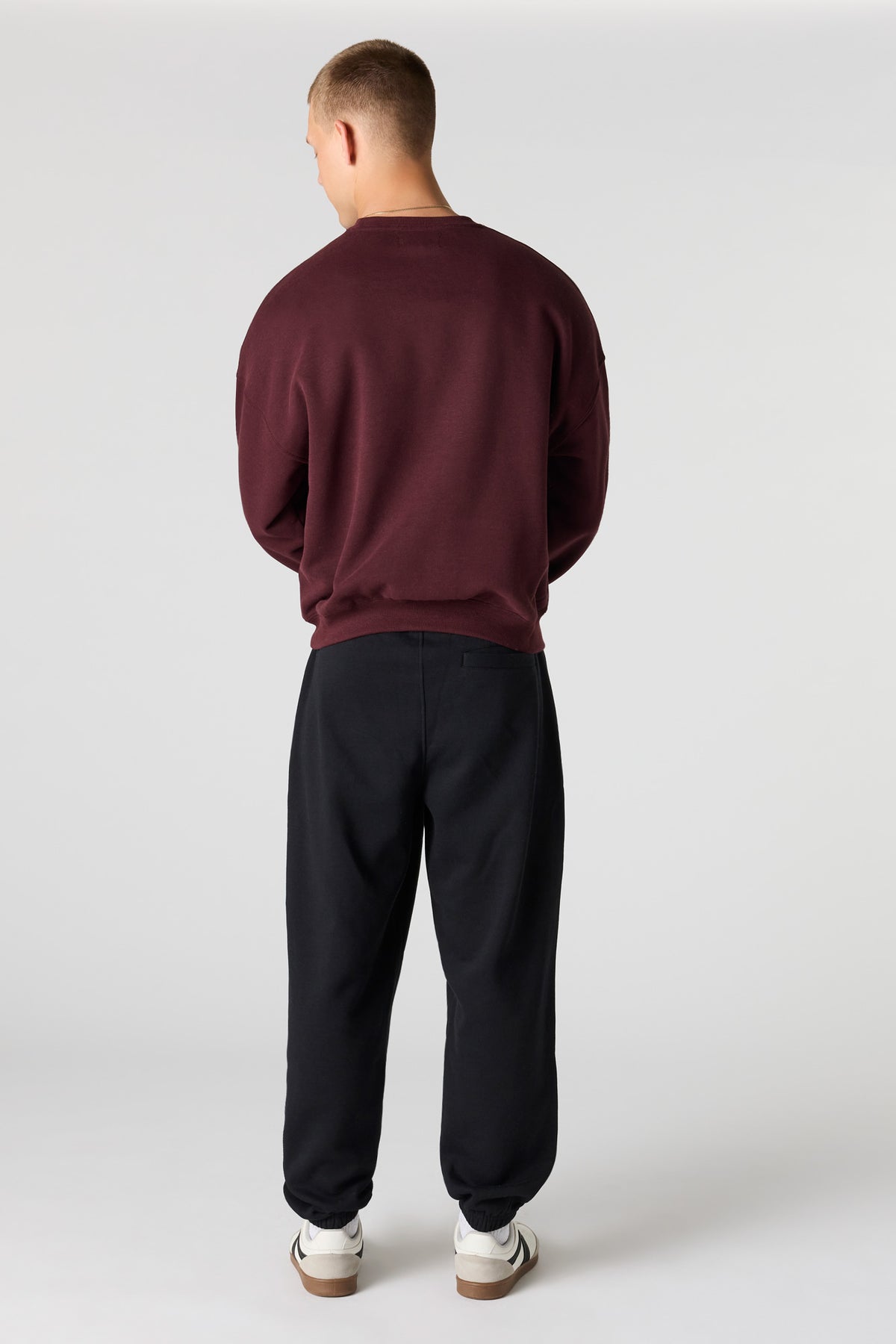 Vue alternative 3. Pantalon d'entraînement baggy en molleton lourd de qualité supérieure