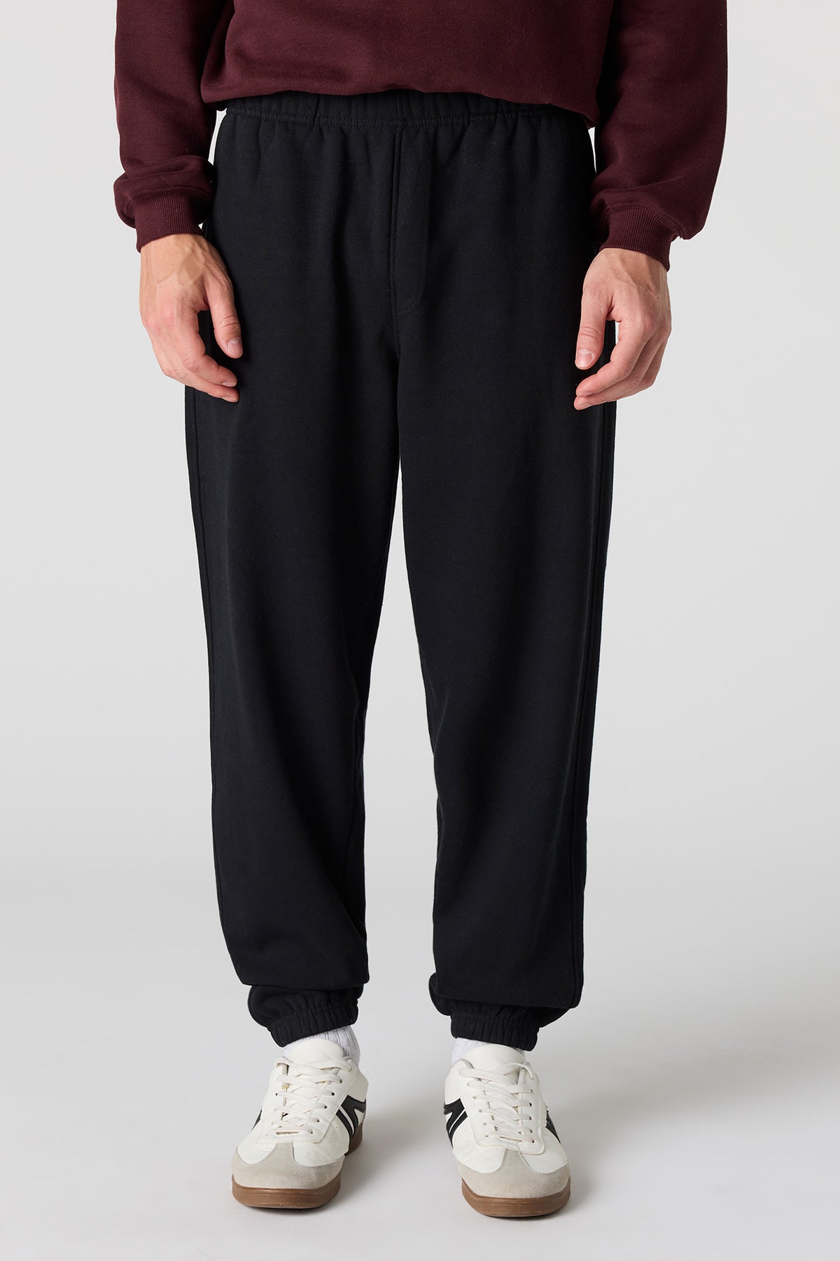 Pantalon d'entraînement baggy en molleton lourd de qualité supérieure