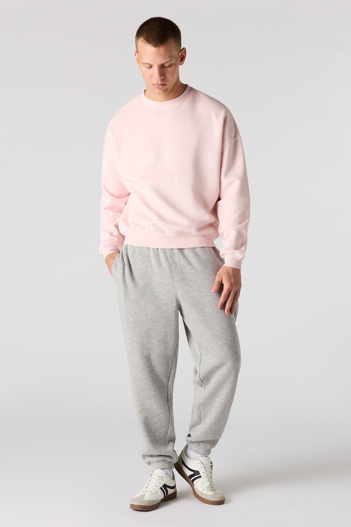 Vue alternative 2. Pantalon d'entraînement baggy en molleton lourd de qualité supérieure