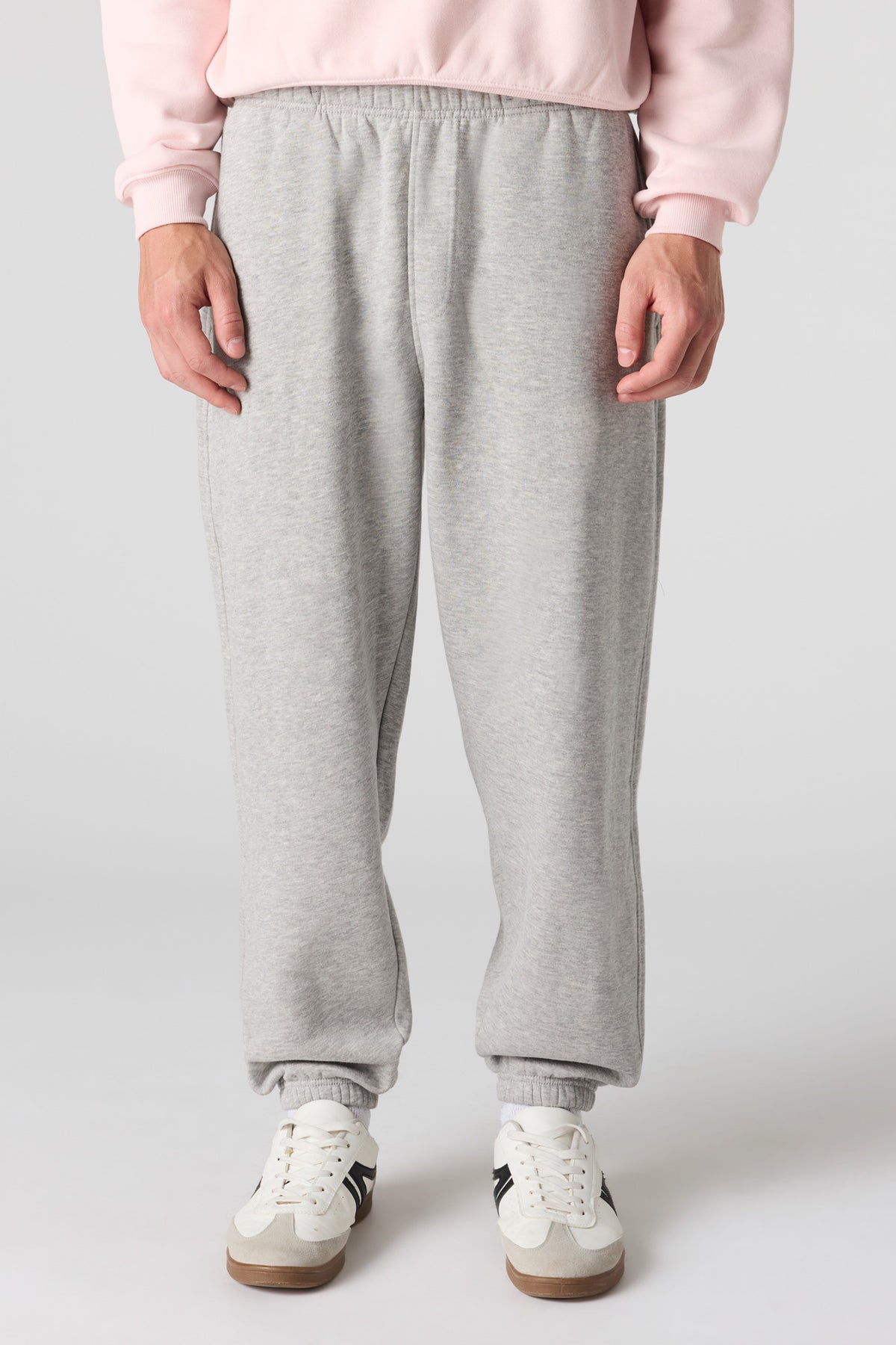 Pantalon d'entraînement baggy en molleton lourd de qualité supérieure