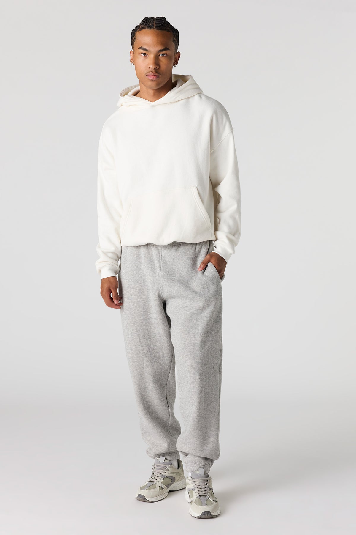 Vue alternative 2. Pantalon d'entraînement baggy en molleton lourd supérieur
