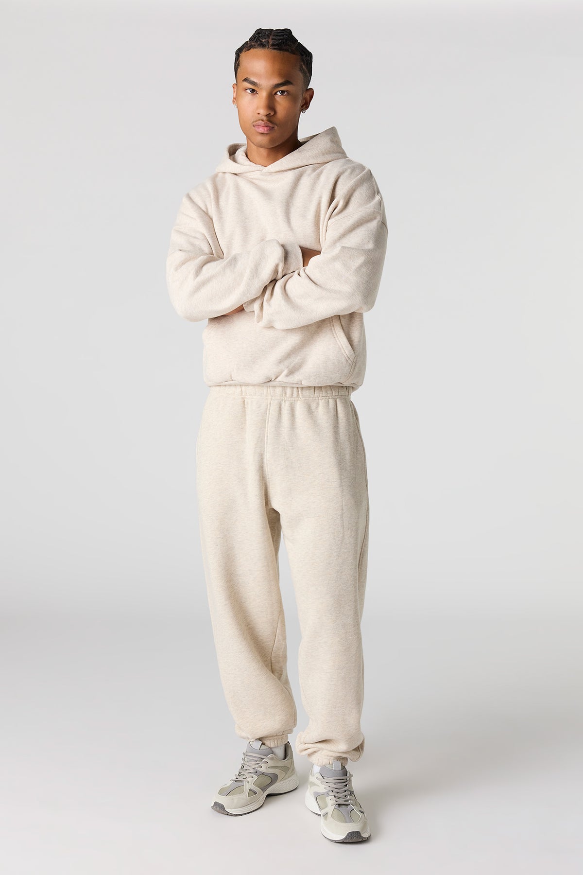 Vue alternative 2. Pantalon d'entraînement baggy en molleton lourd supérieur