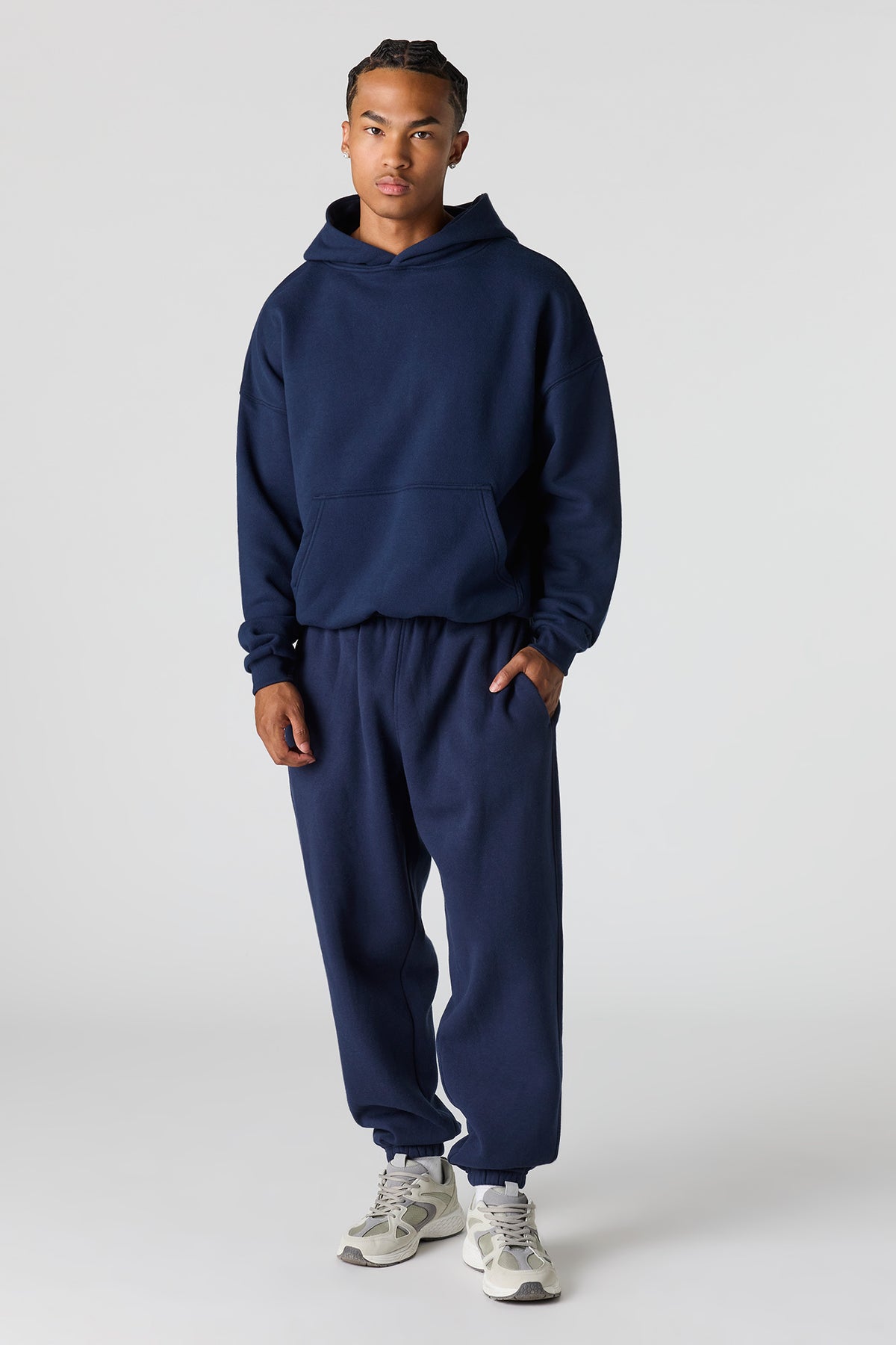 Vue alternative 2. Pantalon d'entraînement baggy en molleton lourd supérieur