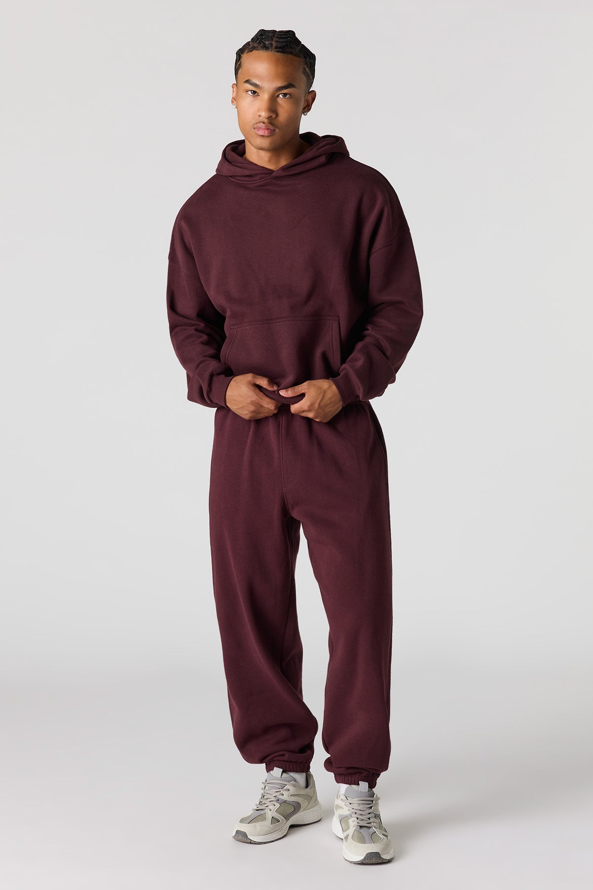 Vue alternative 2. Pantalon d'entraînement baggy en molleton lourd supérieur