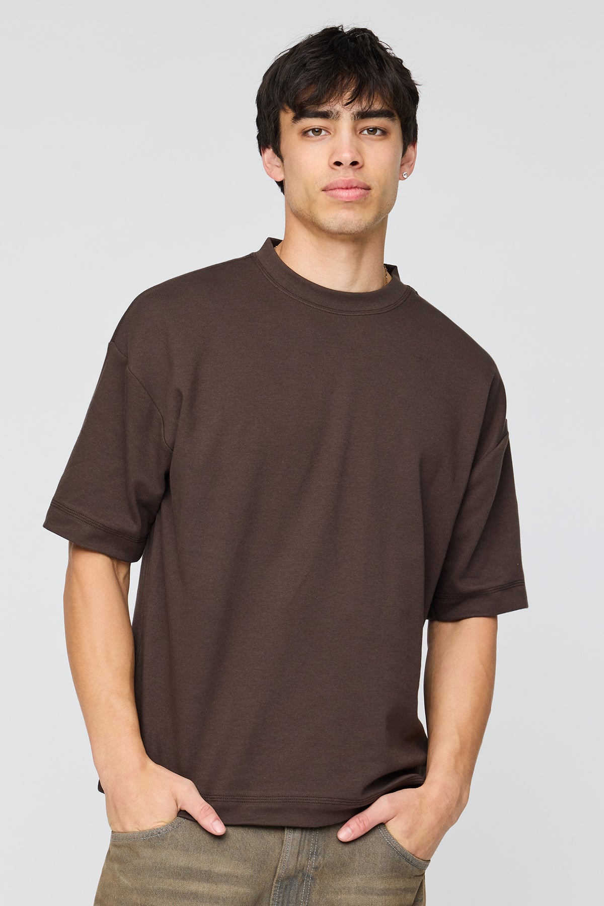 Oversized T-Shirt - Brown