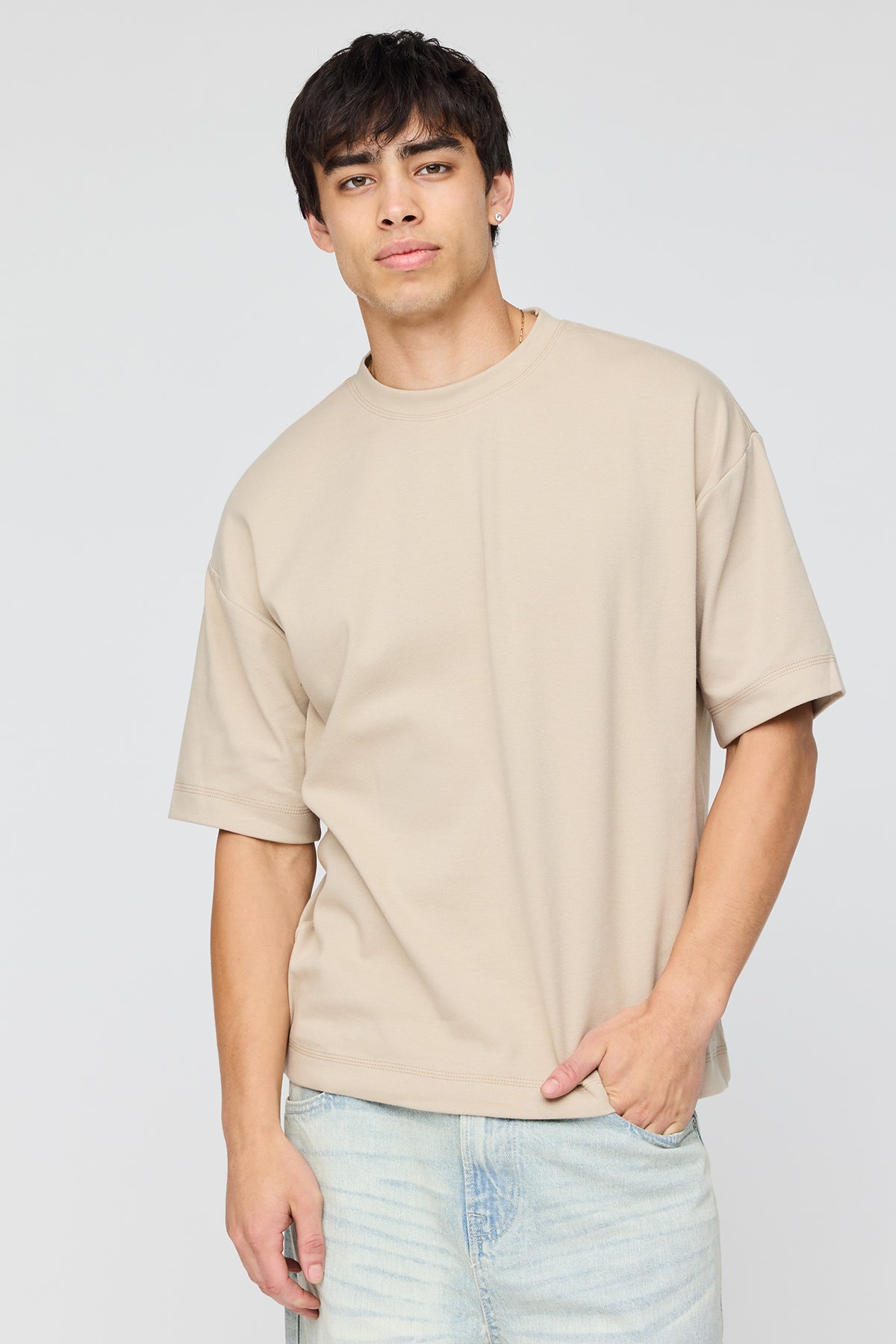 Oversized T-Shirt - Taupe