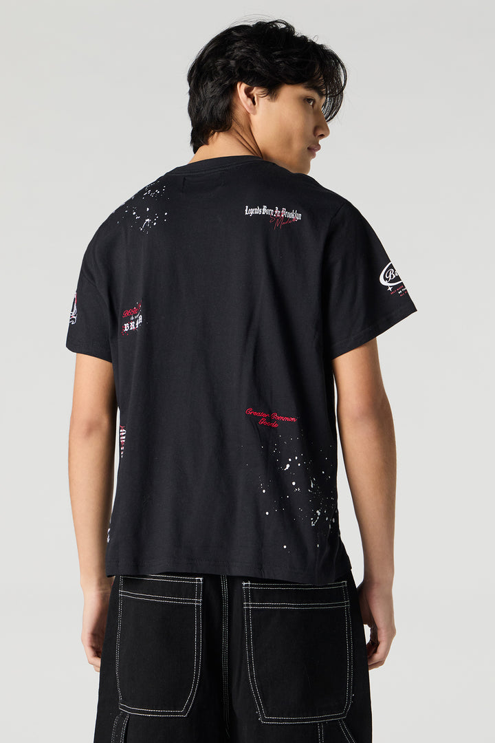 Self-Made Legends Embroidered Graphic T-Shirt
