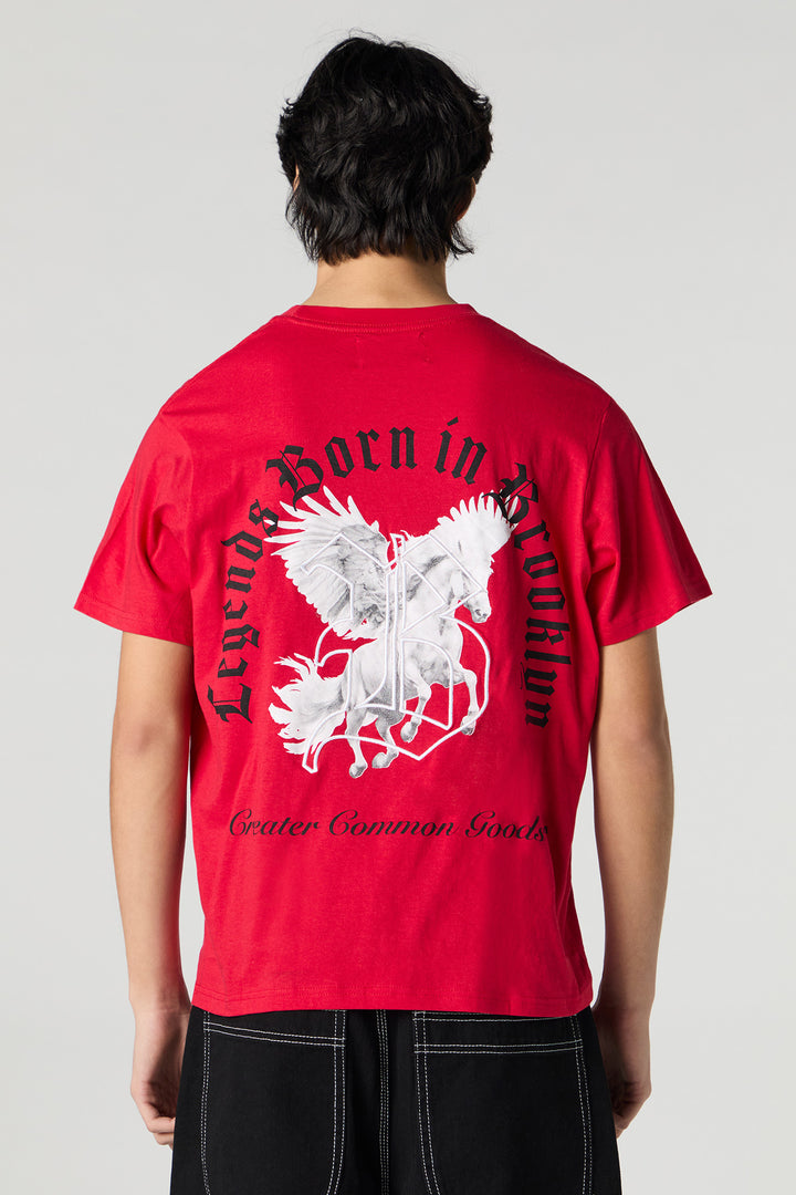 Self-Made Legends Embroidered Graphic T-Shirt