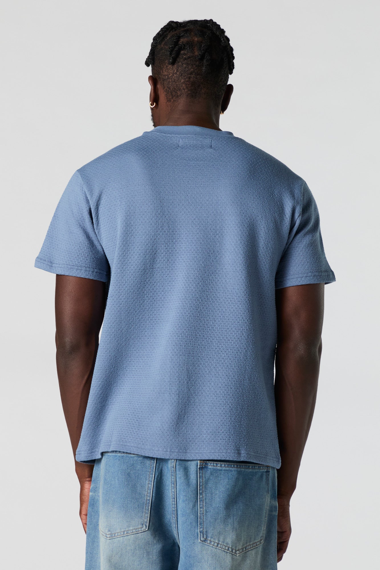 Textured Crewneck T-Shirt