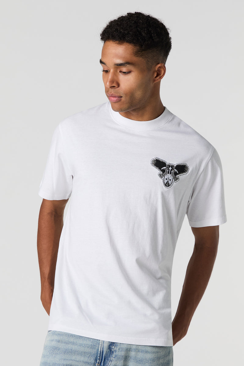 T-shirt avec motif brodé Victory or Death