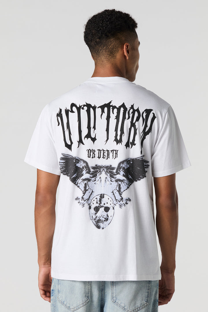 T-shirt avec motif brodé Victory or Death