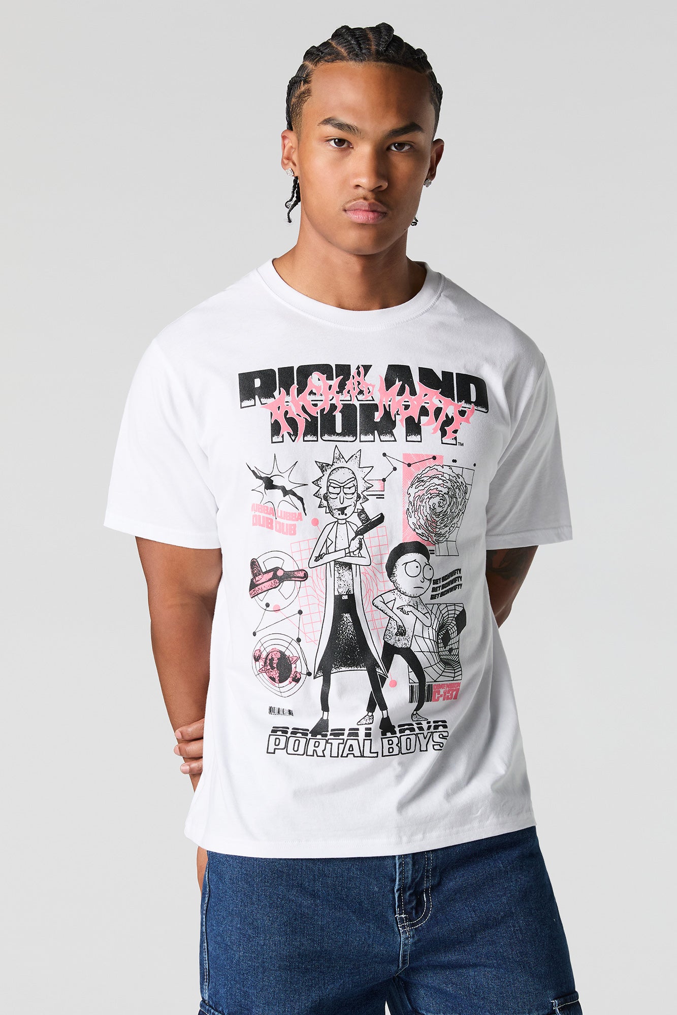 T-shirt à imprimé Rick and Morty