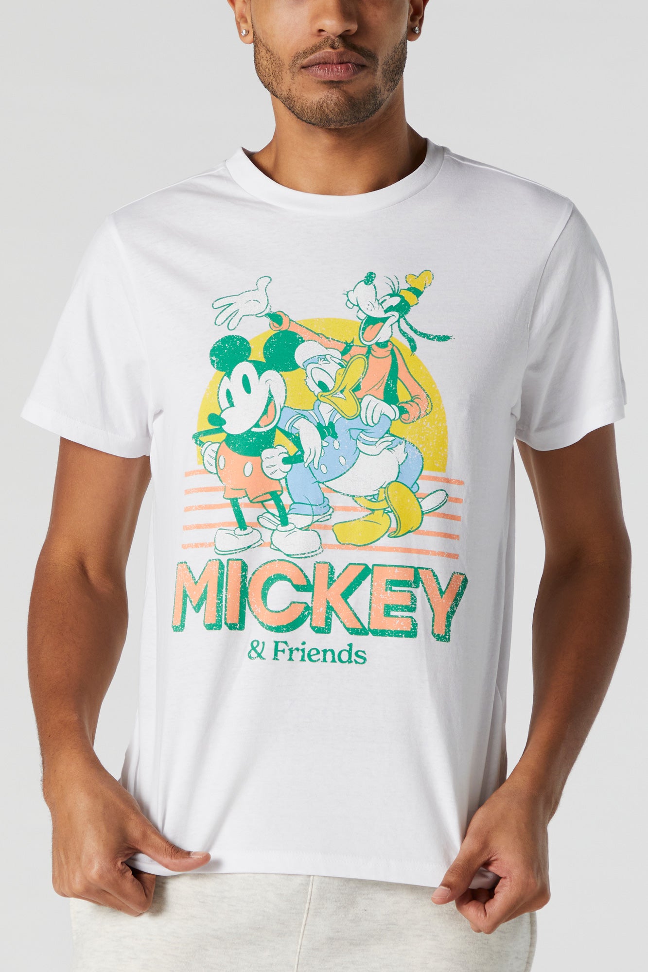 T-shirt à imprimé Mickey and Friends