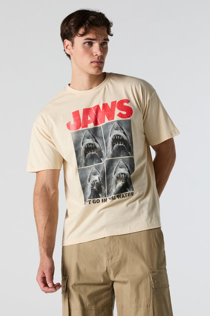 T-shirt à imprimé Jaws