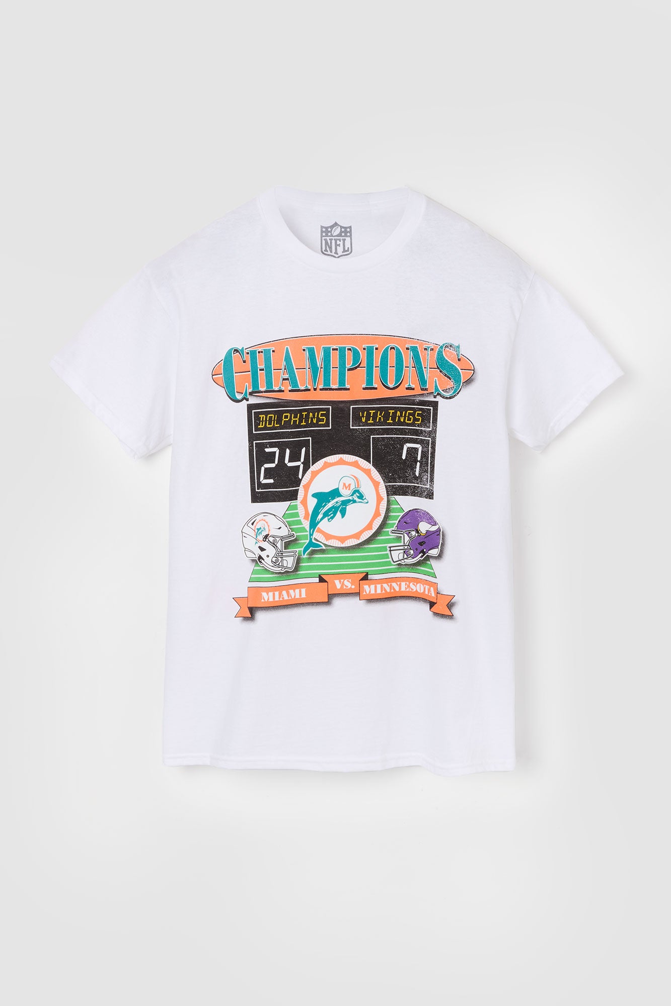 T-shirt à imprimé Miami Dolphins