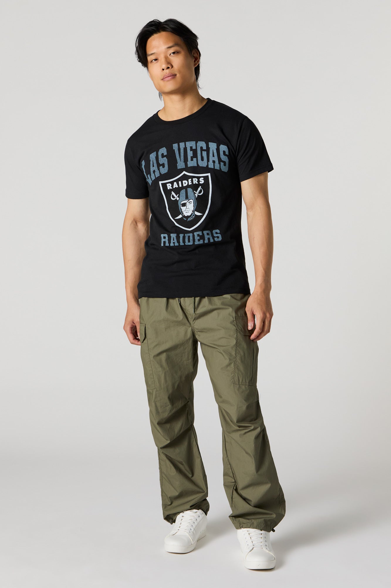 T-shirt à imprimé Las Vegas Raiders