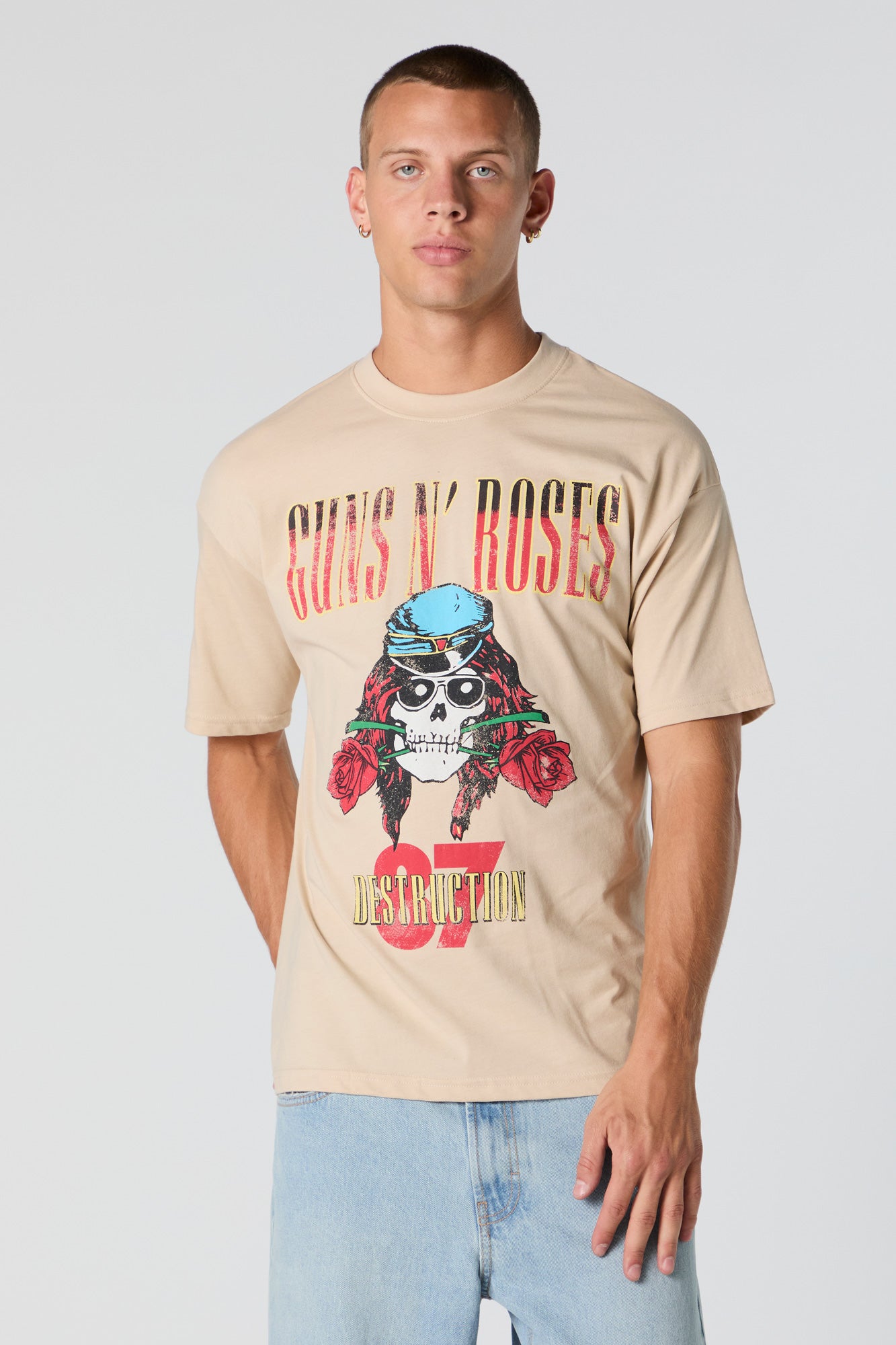 T-shirt à imprimé Guns N Roses