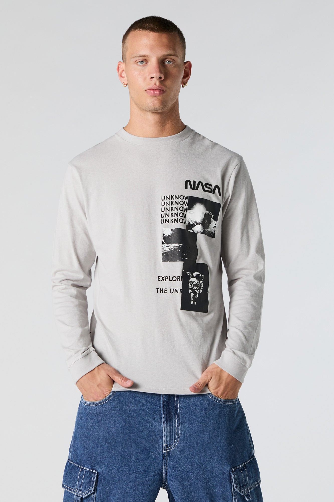 NASA Unknown Graphic Long Sleeve Top
