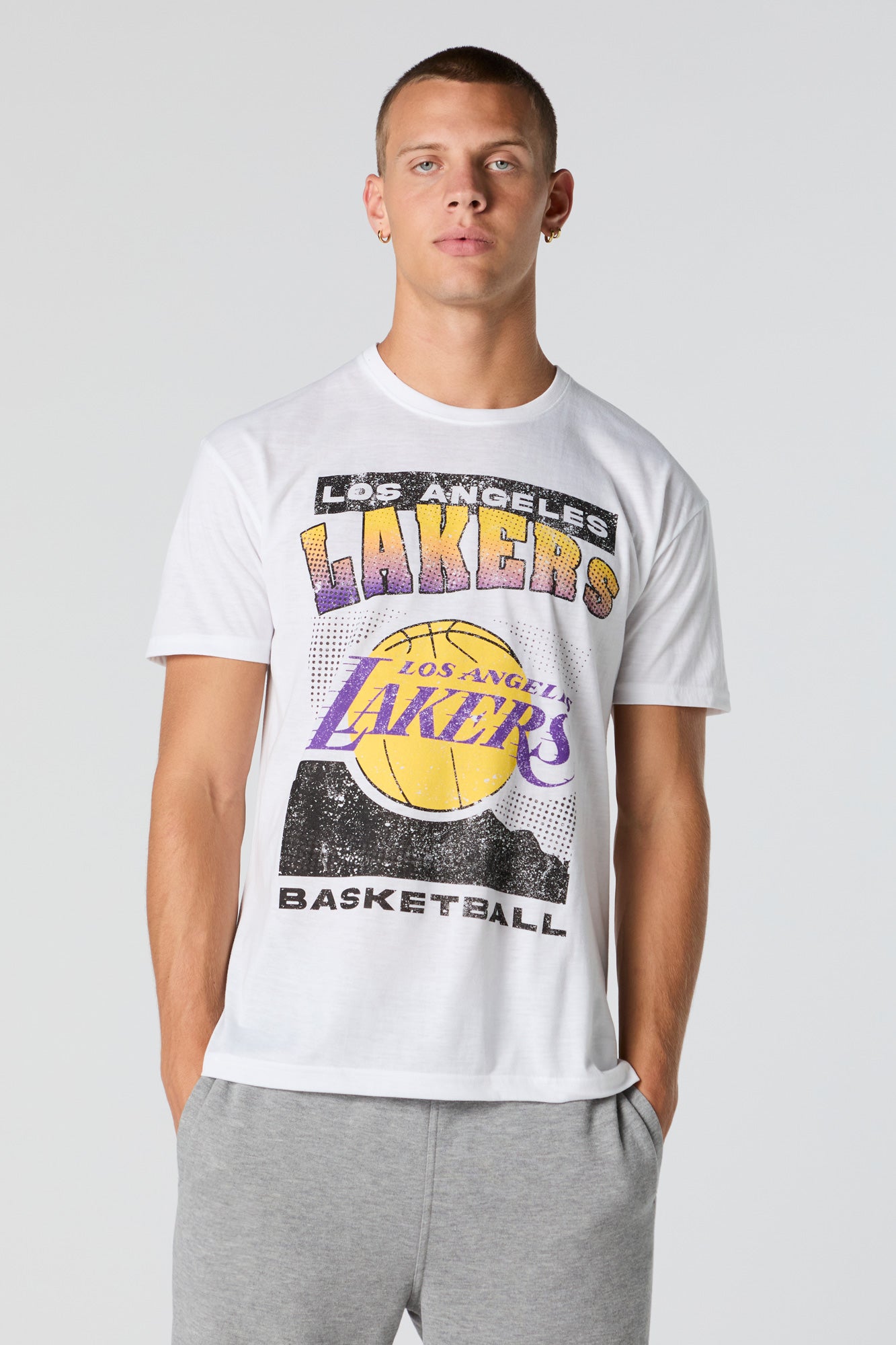 T-shirt à imprimé LA Lakers