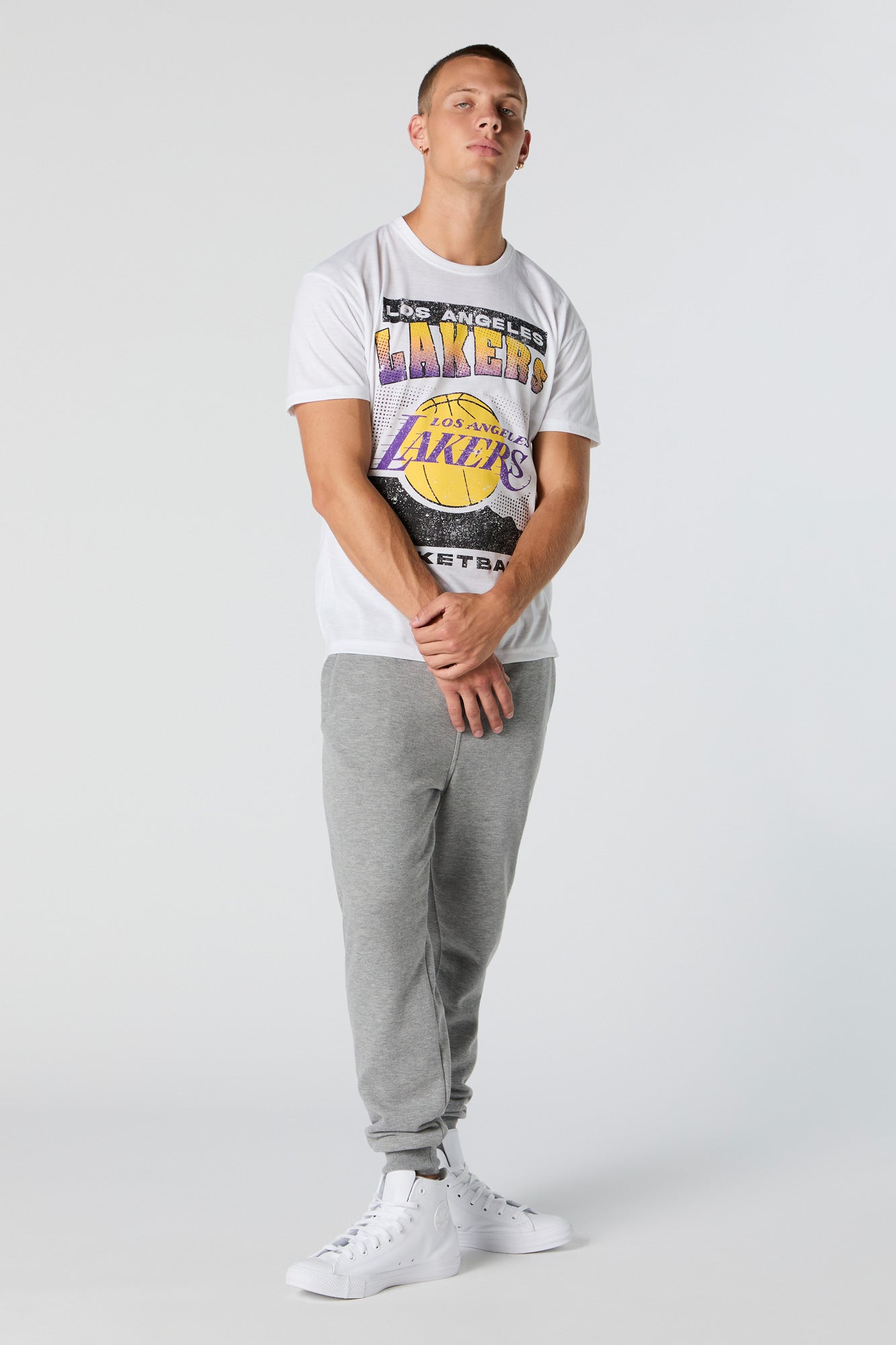 T-shirt à imprimé LA Lakers