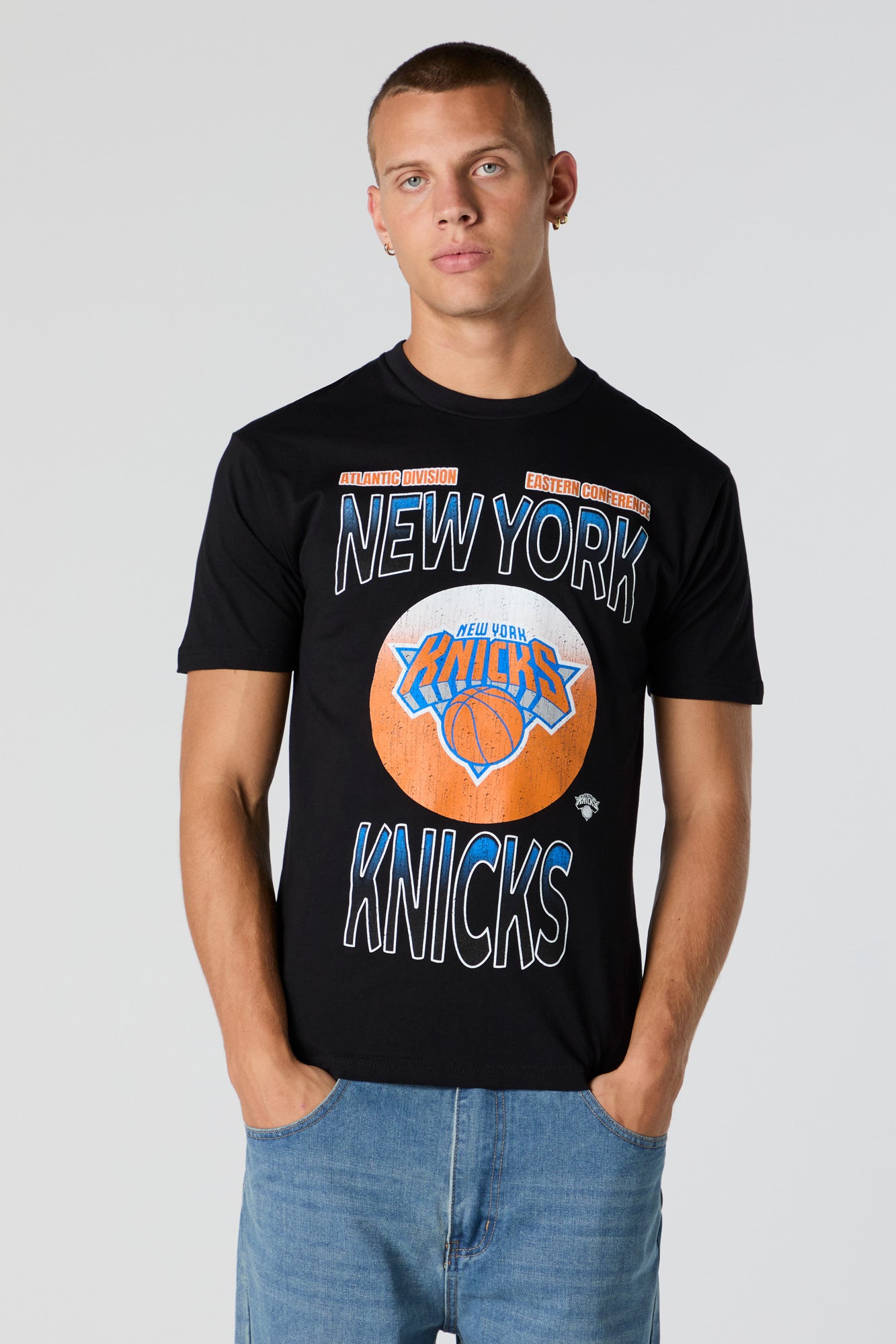 T-shirt à imprimé New York Knicks