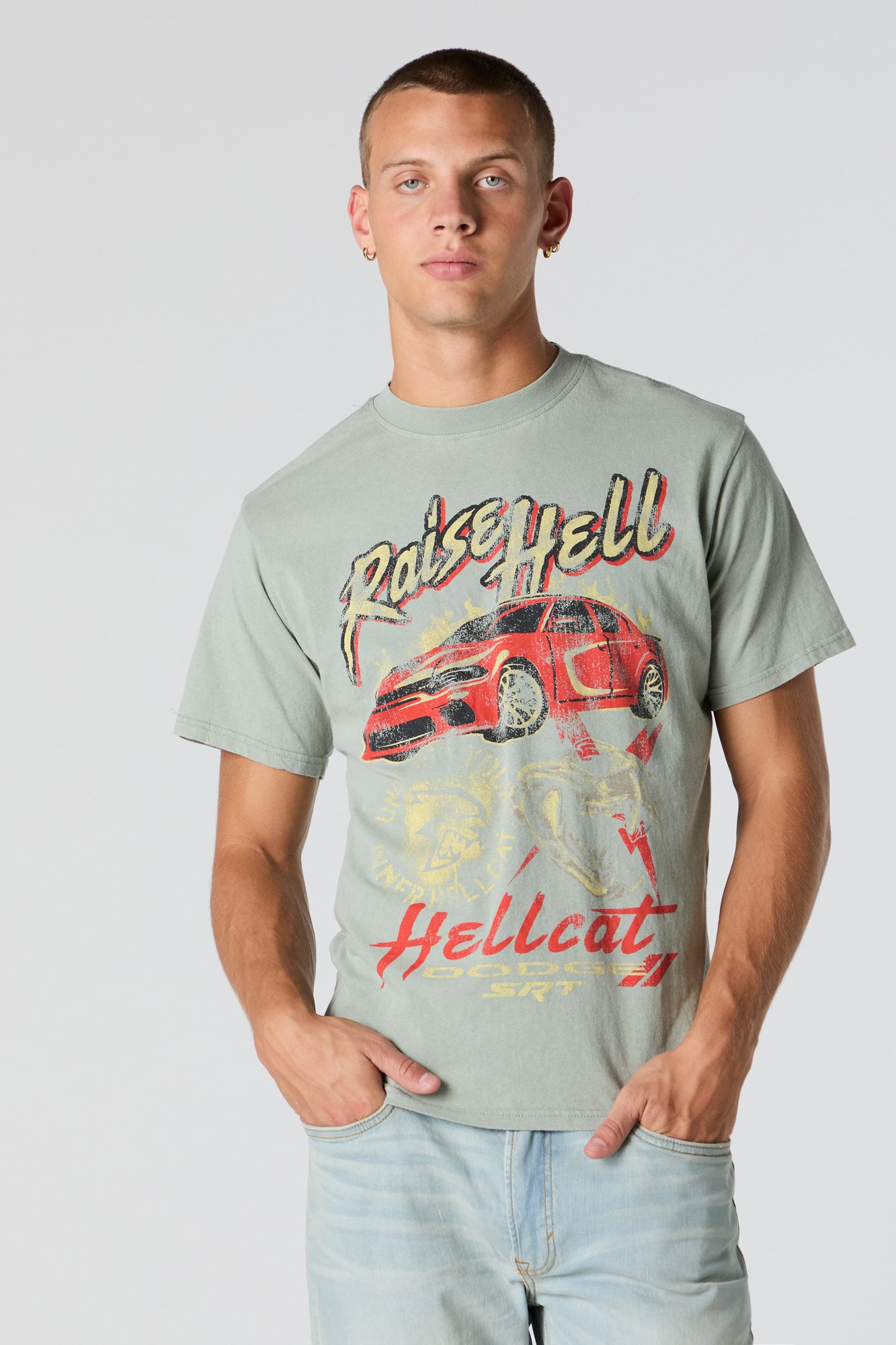 T-shirt à imprimé Hellcat