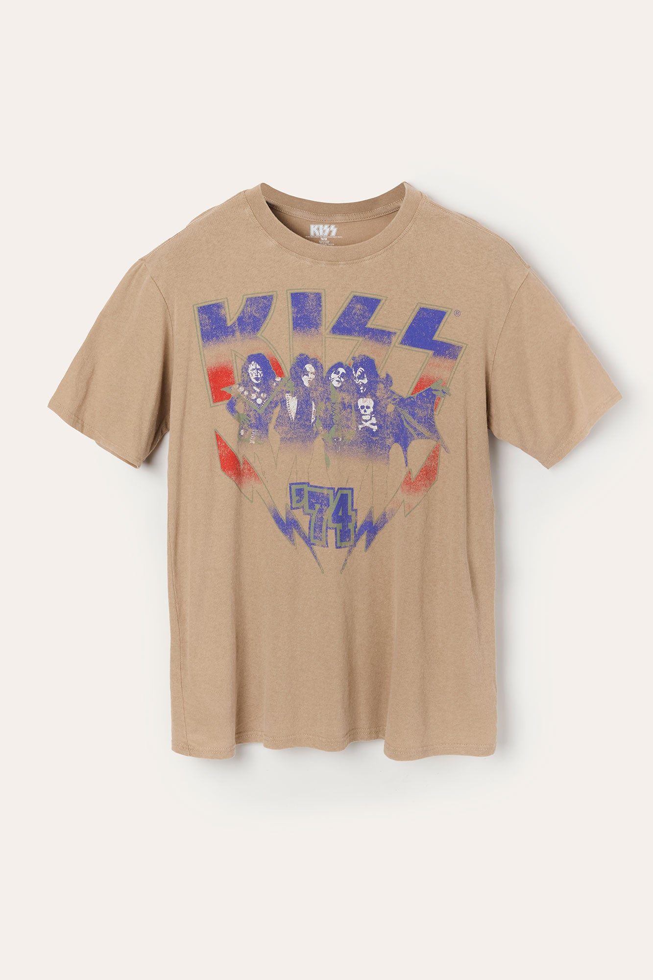 KISS Graphic Washed T-Shirt