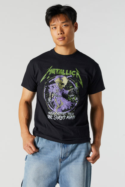 T-shirt à imprimé Metallica