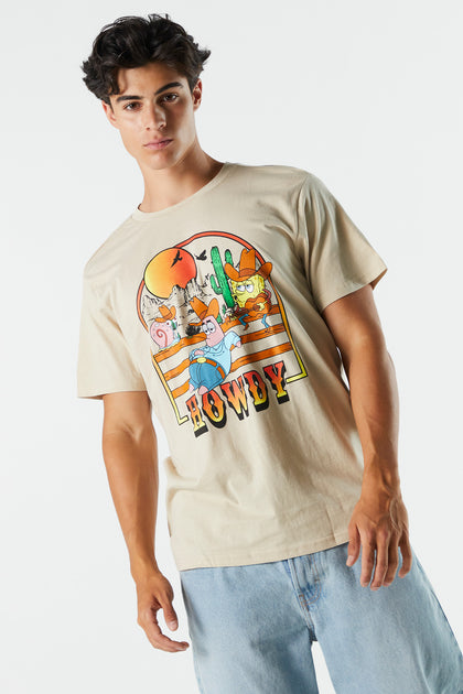 Cowboy SpongeBob Graphic T-Shirt