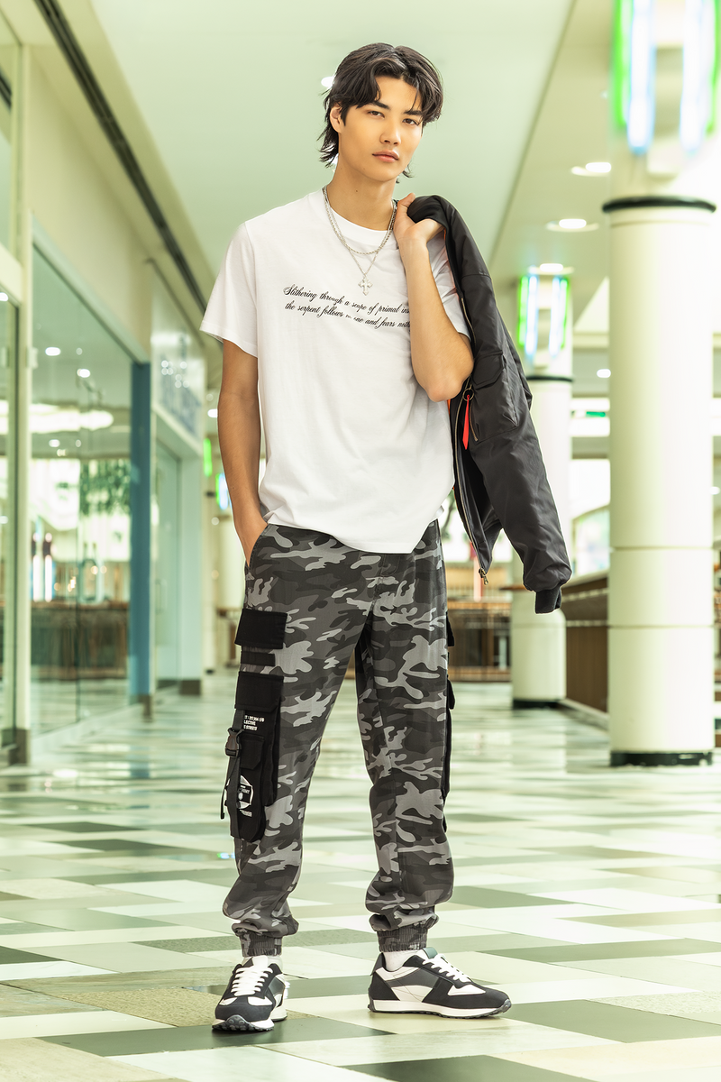 Jogger cargo à poches multiples polyvalentes