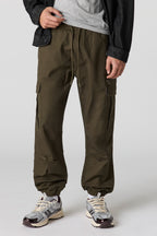Jogger cargo avec poches à fermeture à glissière