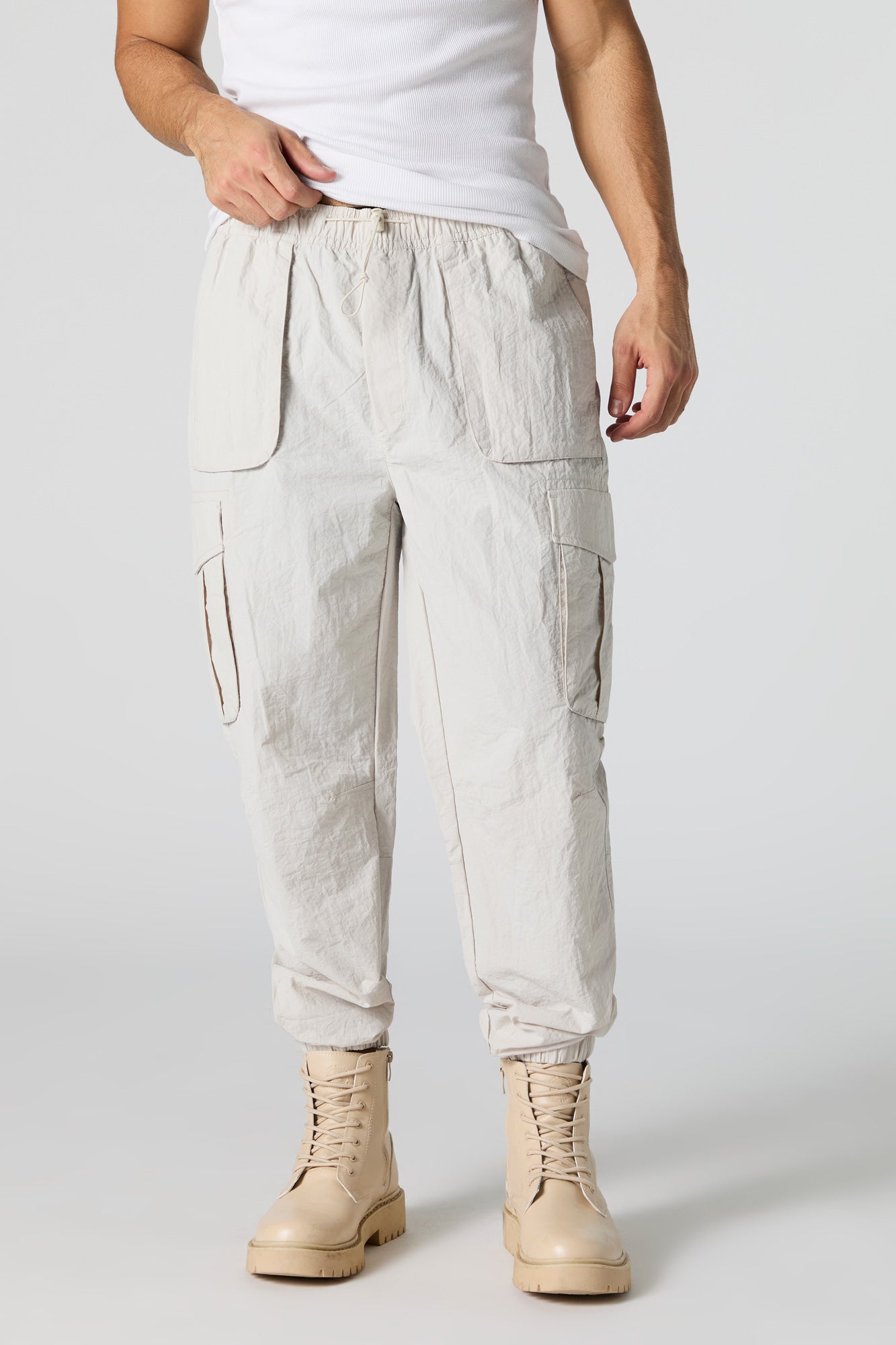 Jogger cargo en nylon avec poches Porkchop