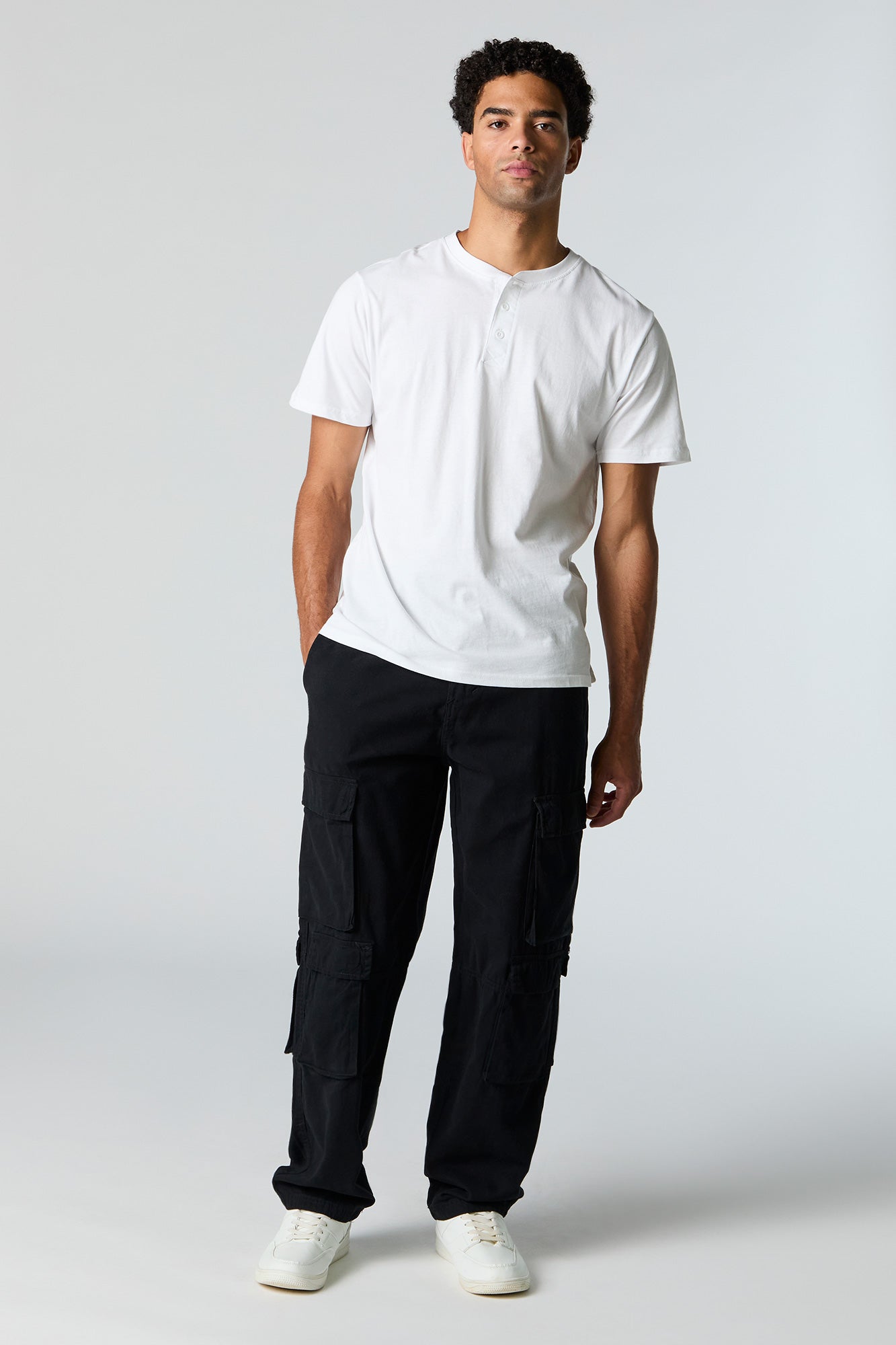 4 Pocket Cargo Straight Leg Pant