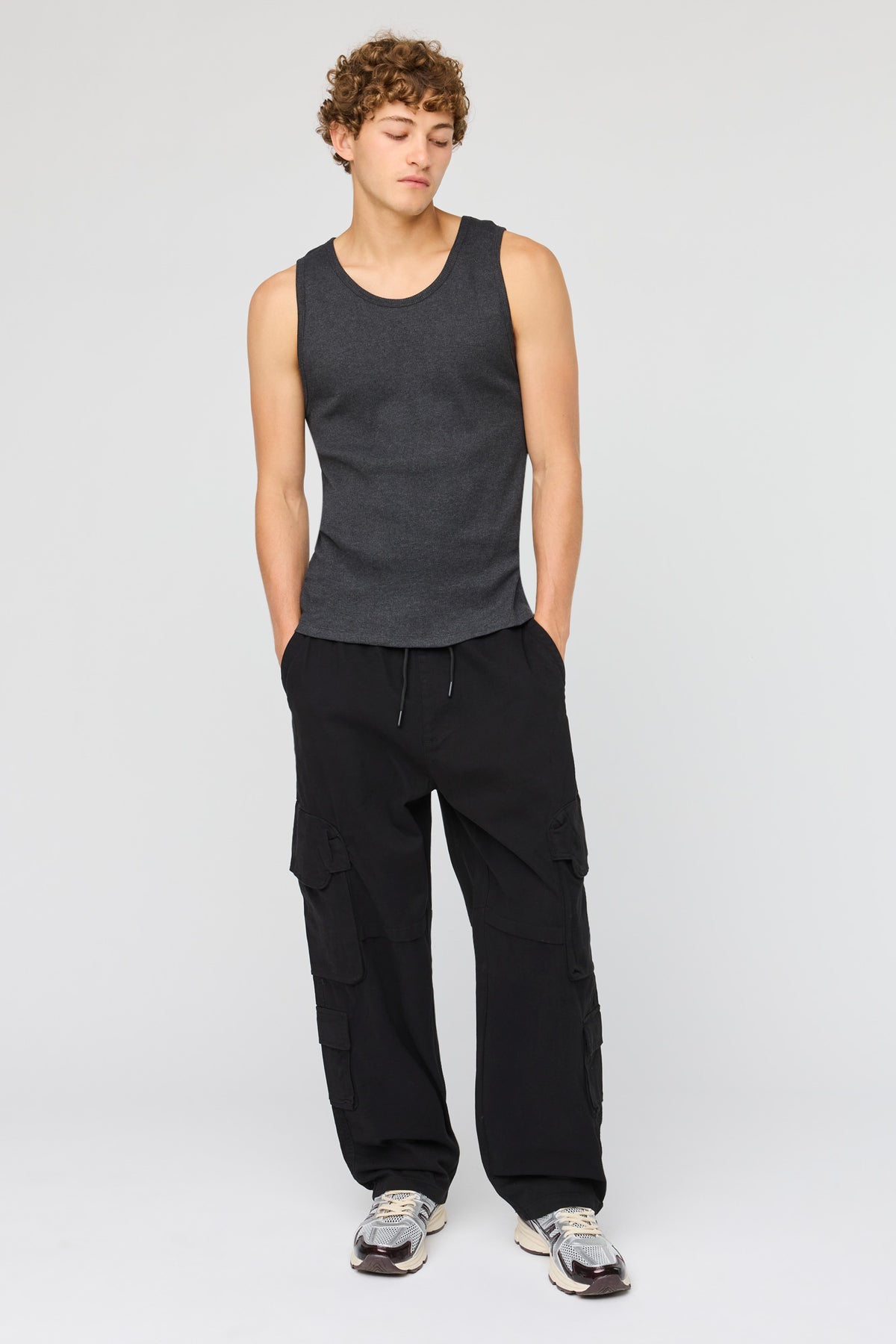 Alt View 6. Baggy Cargo Pant - Sand