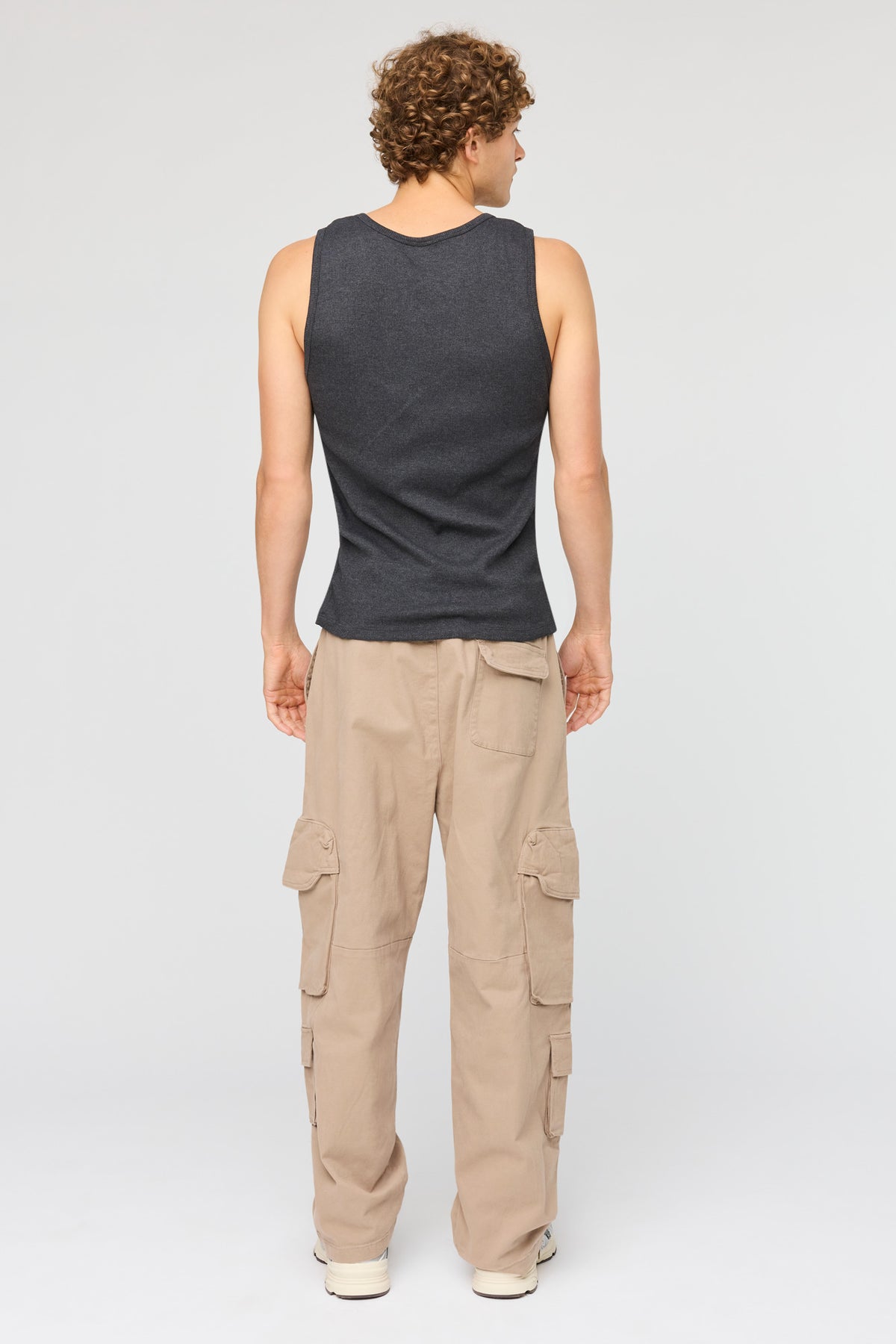 Alt View 3. Baggy Cargo Pant - Sand