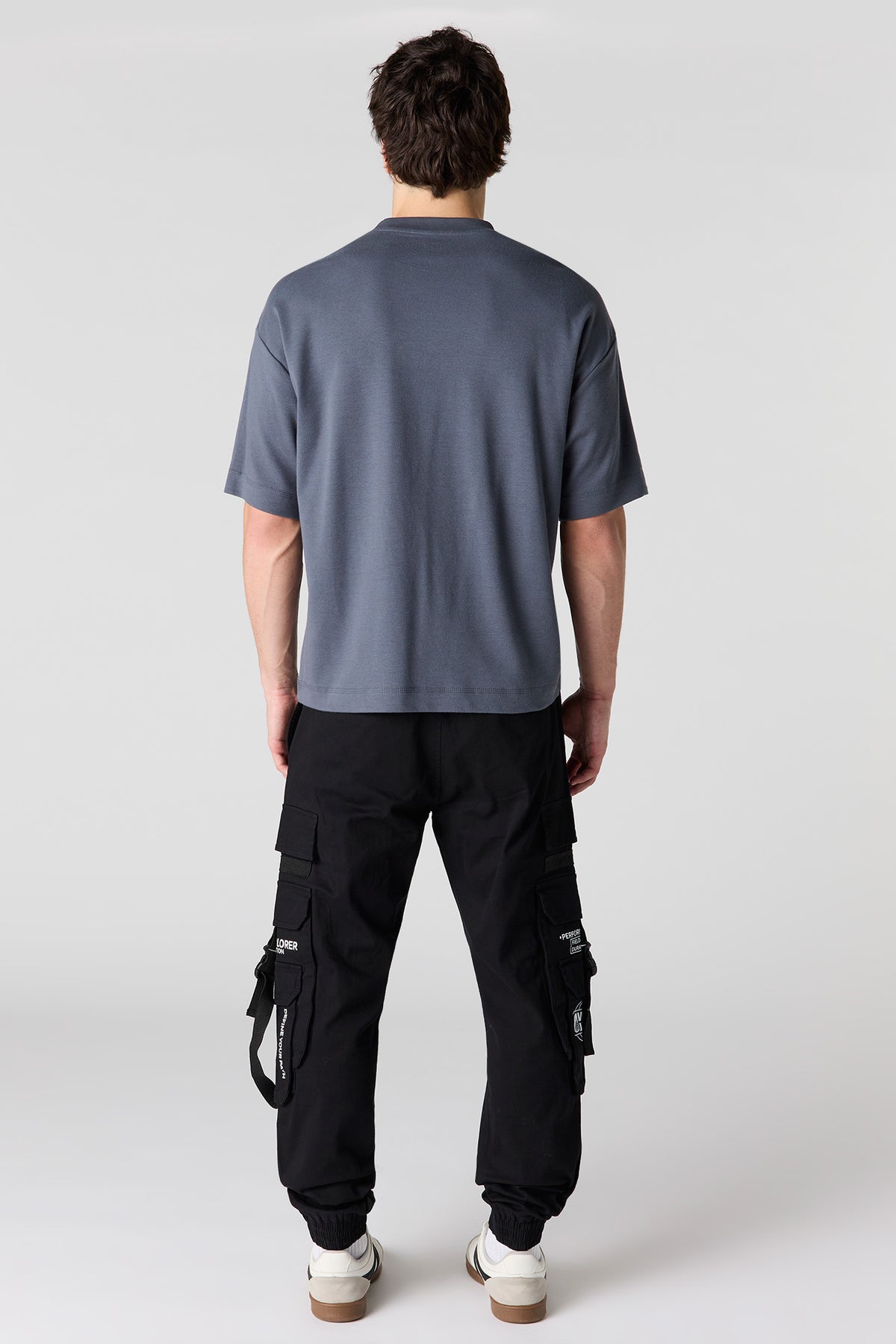 Alt View 3. Buckle Pocket Cargo Jogger - Black