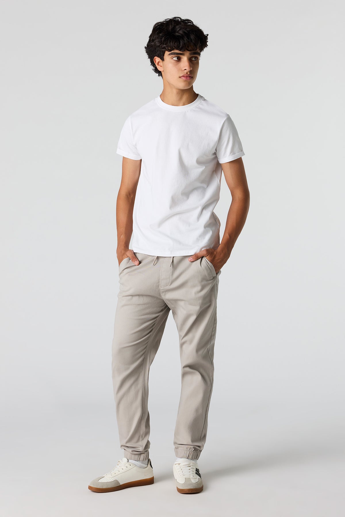 Alt View 2. Classic Jogger - Light Grey