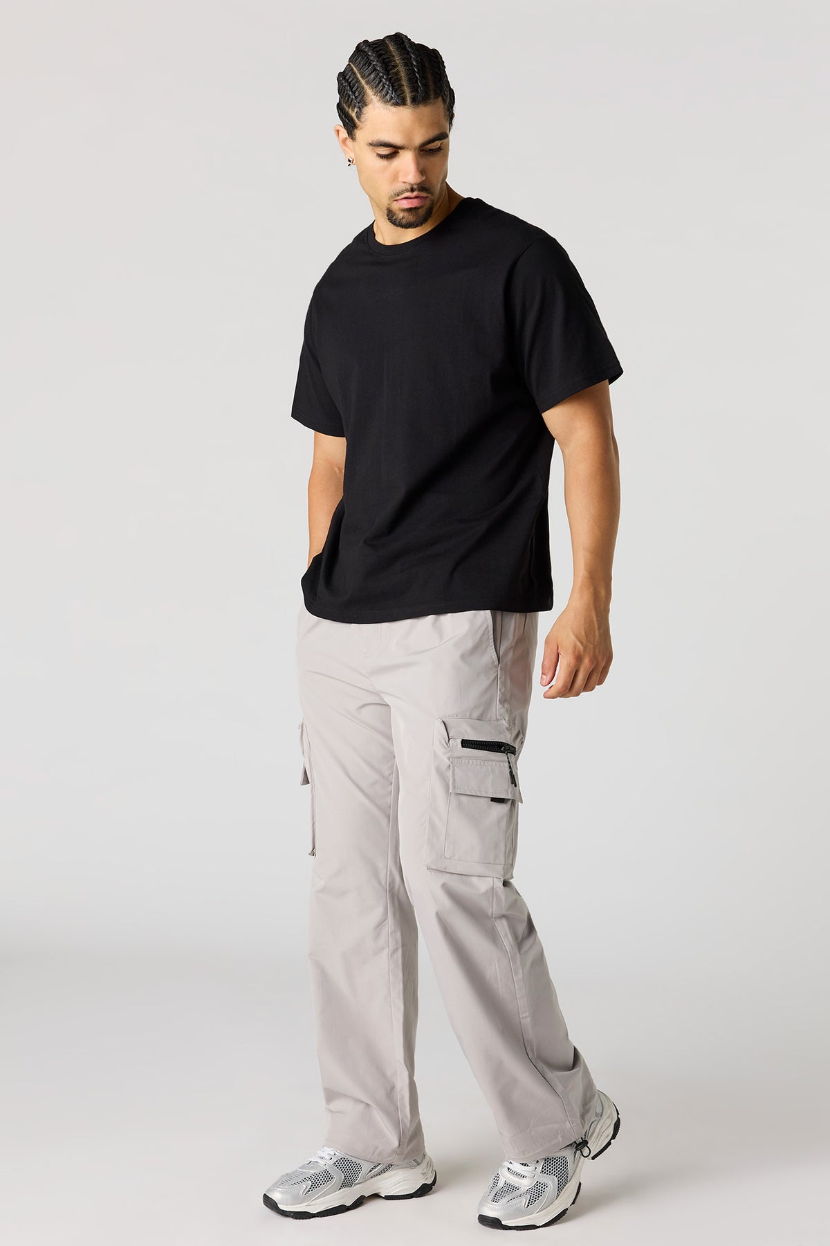 Vue alternative 2. Pantalon cargo baggy avec fermeture à glissière