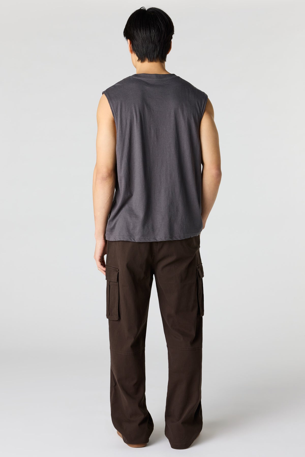 Alt View 3. Baggy Cargo Pant - Brown