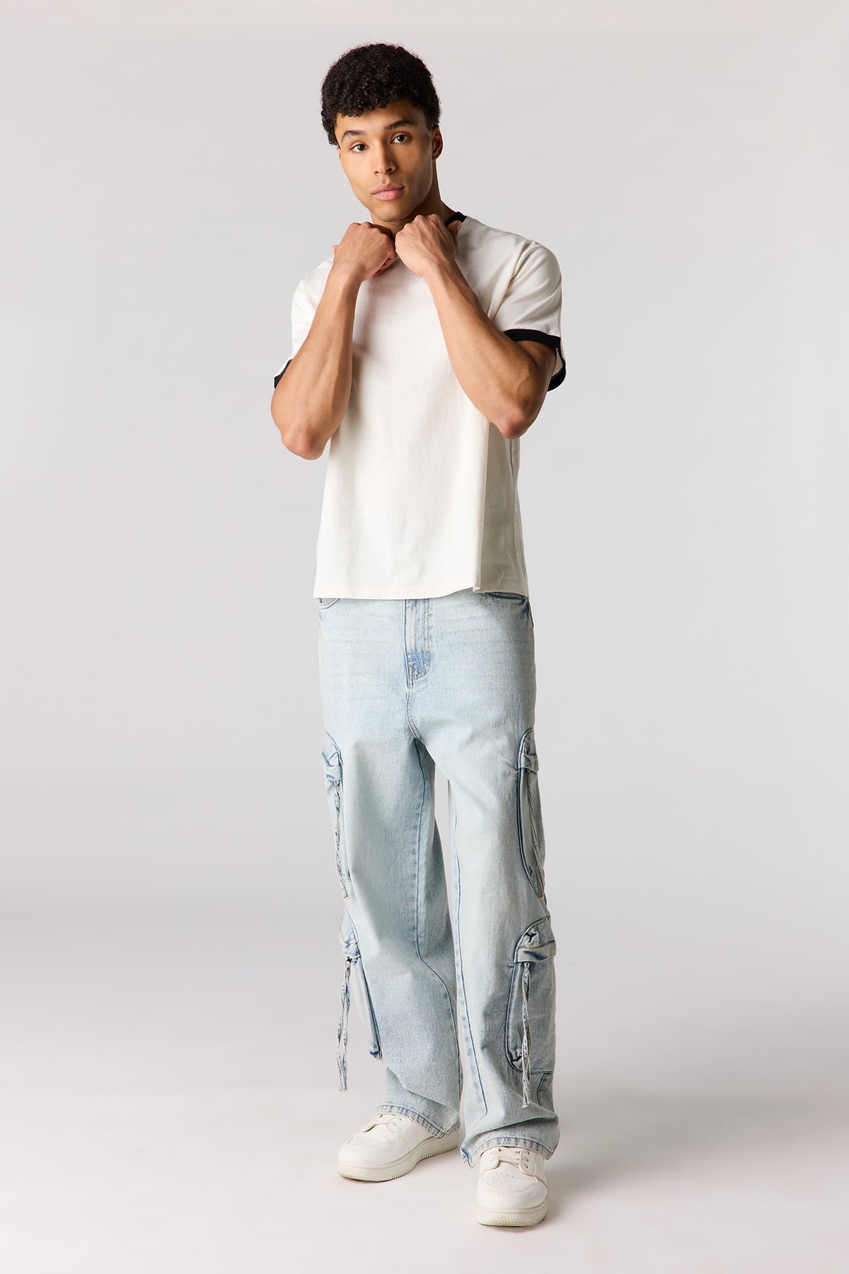 Vue alternative 2. Jean cargo baggy