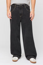 Embroidered Wide Leg Jean