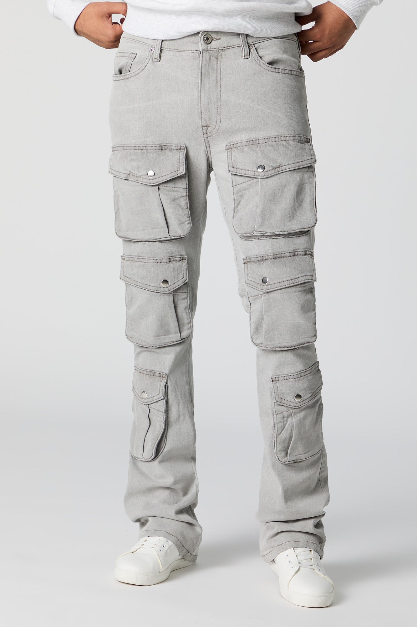6 Pocket Stacked Cargo Jean