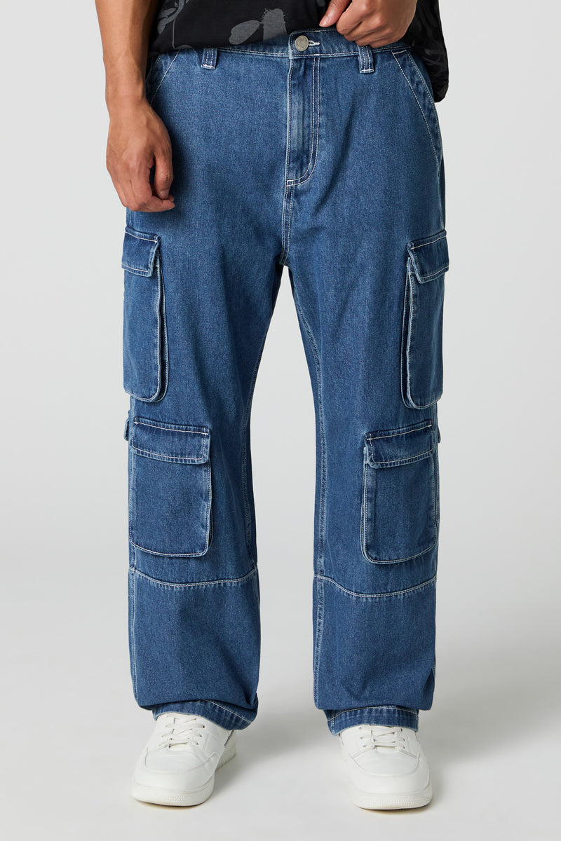 Jean cargo baggy